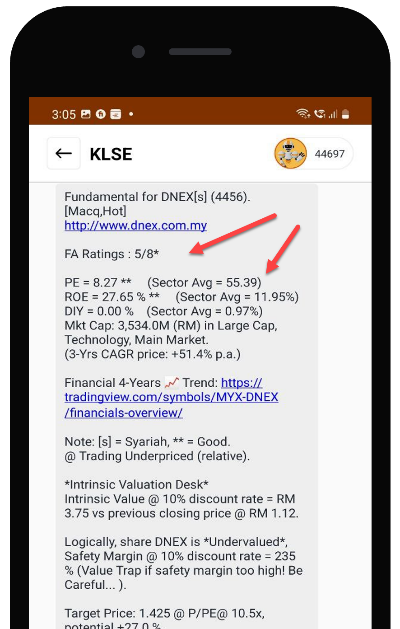 Dnex klse screener